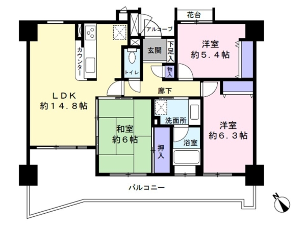 ダイアパレス上大川前通りII