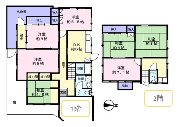 東区船江町1丁目　中古戸建
