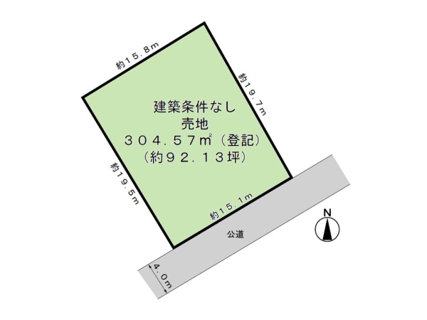 西区坂井砂山4丁目　売地