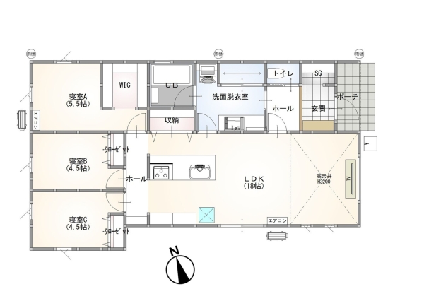 燕市佐渡　平屋　新築戸建
