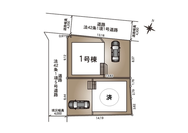 西区寺尾西第2　1号棟　(全2棟)