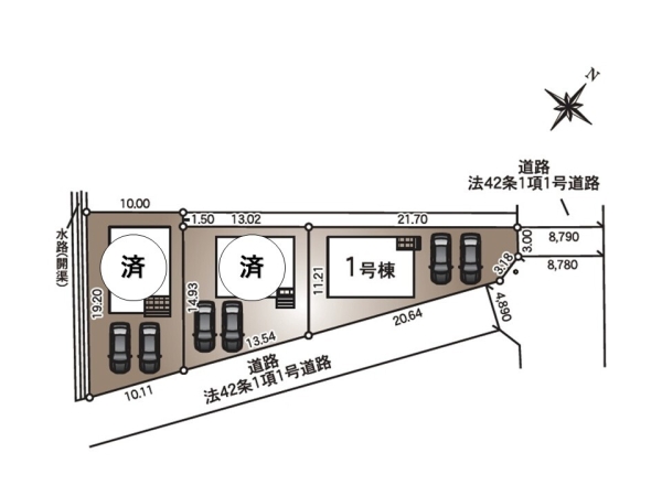 西区金巻第1　1号棟　全3棟