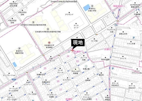 新潟市中央区信濃町の土地
