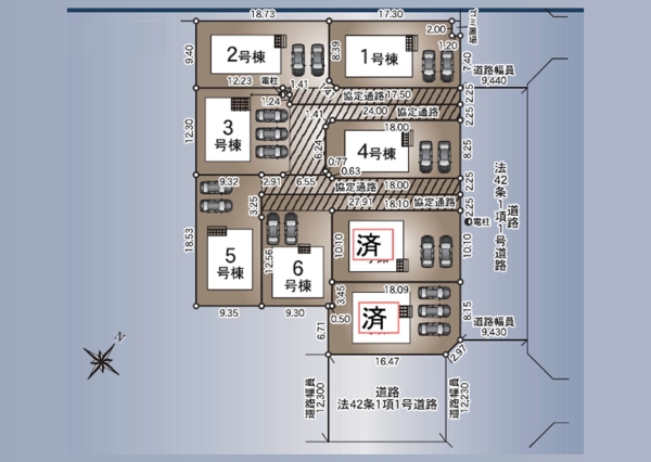 長岡市川崎第1　1号棟　全8棟