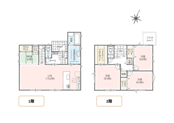 タマタウン新発田市東新町4丁目　1号棟　全4棟