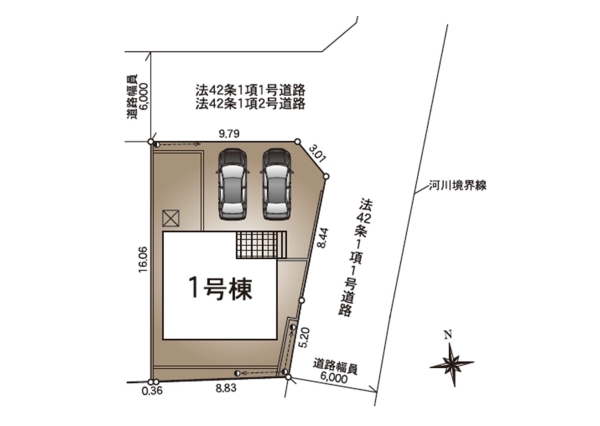 クレイドルガーデン南区西白根第1　1号棟　(全1棟)