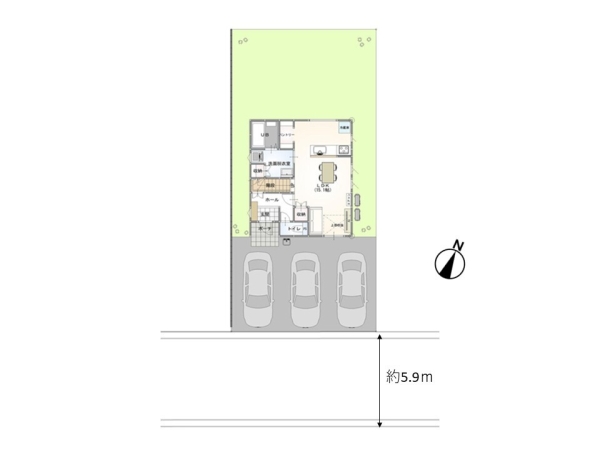 見附市学校町1丁目　新築戸建