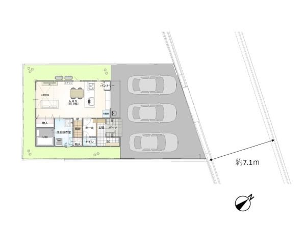 長岡市土合3丁目　新築戸建