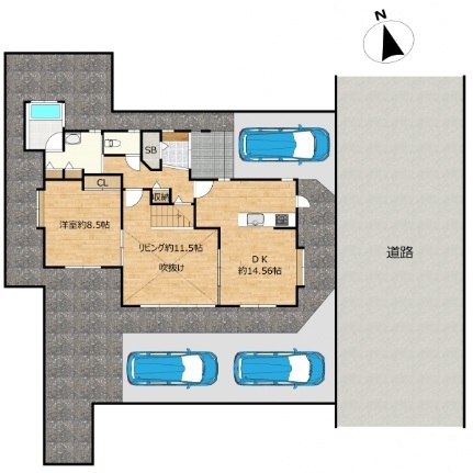 中央区親松　中古戸建