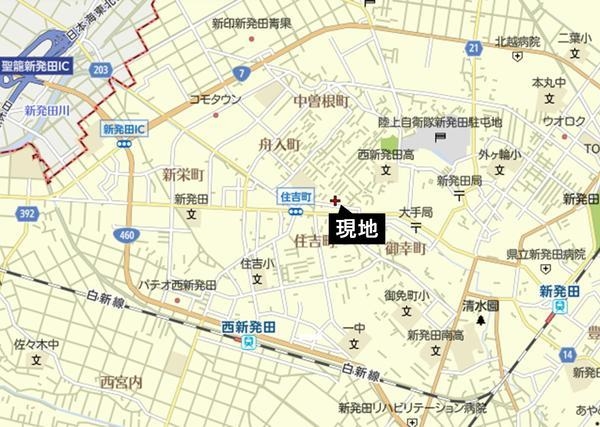 新発田市西園町２丁目の土地