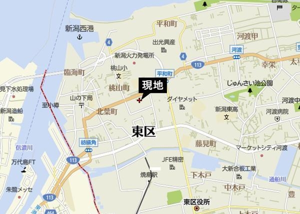 新潟市東区秋葉１丁目の土地