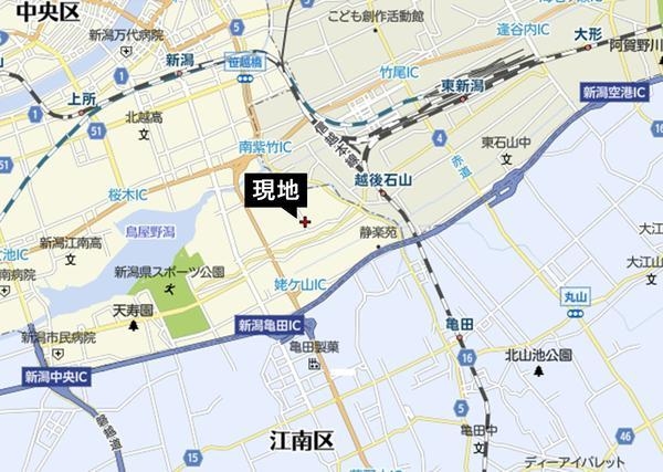 新潟市中央区姥ケ山６丁目の土地