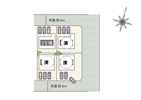 新発田市東新町4丁目　2号棟　全4棟