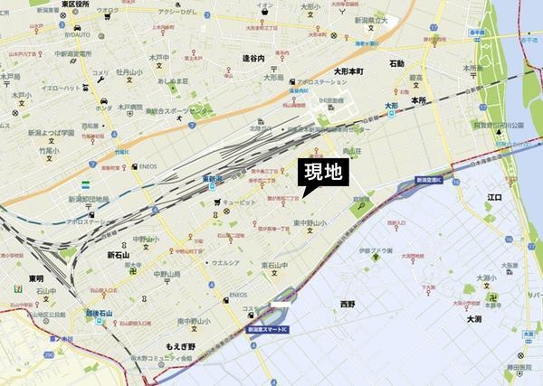 新潟市東区東中野山７丁目の土地
