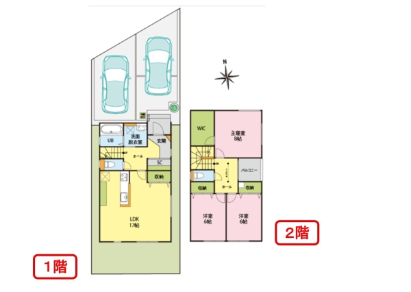 東区中野山2丁目　D棟　新築戸建　全5棟