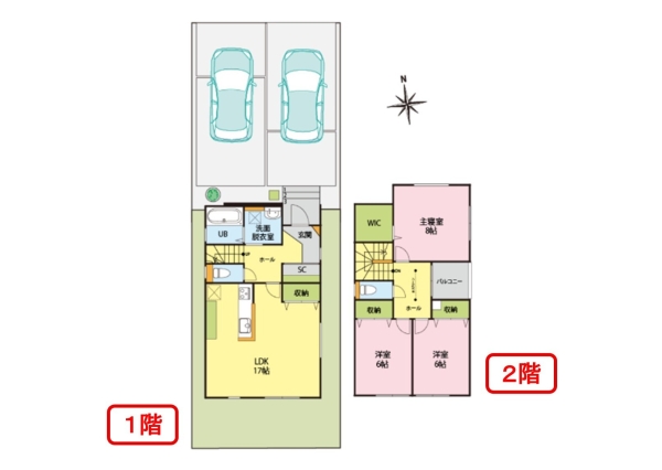 東区中野山2丁目　D棟　新築戸建　全5棟