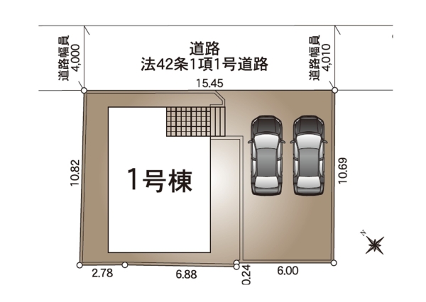 中央区関屋大川前第1　1号棟　　全1棟