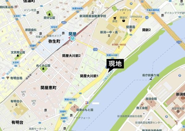 中央区関屋大川前1丁目　売地