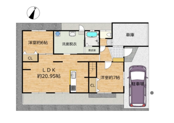 江南区江口　中古戸建