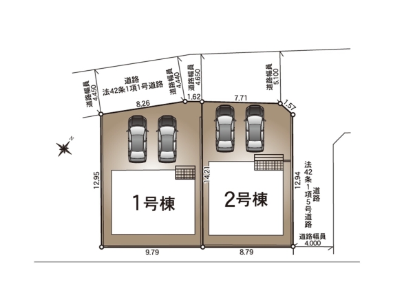 クレイドルガーデン東区下場本町第2　1号棟　(全2棟)
