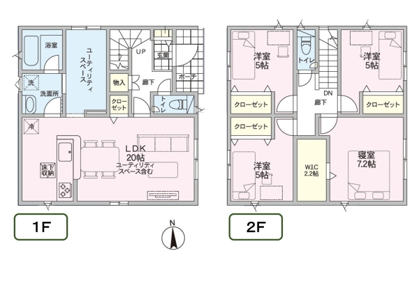 クレイドルガーデン長岡市西千手第1　2号棟　(全2棟)