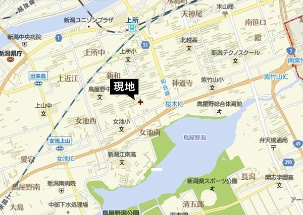 新潟市中央区女池３丁目の土地