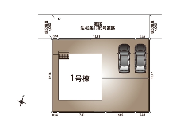 中央区上所上第2　1号棟　(全1棟)