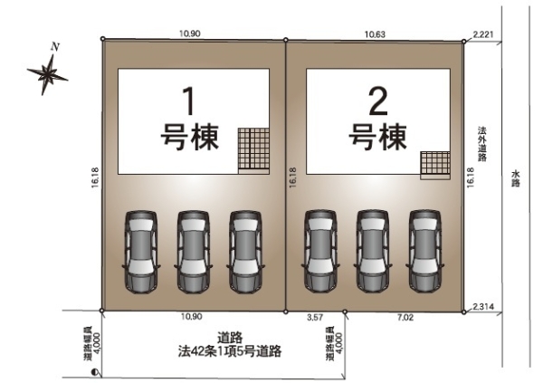 新潟市西区寺尾東３丁目の新築一戸建
