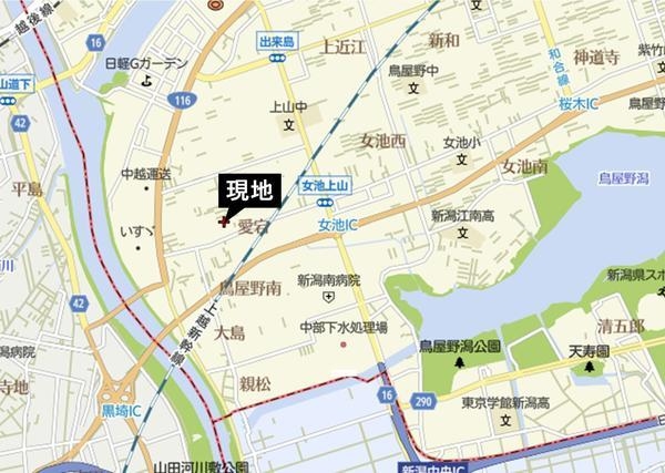 新潟市中央区鳥屋野１丁目の土地