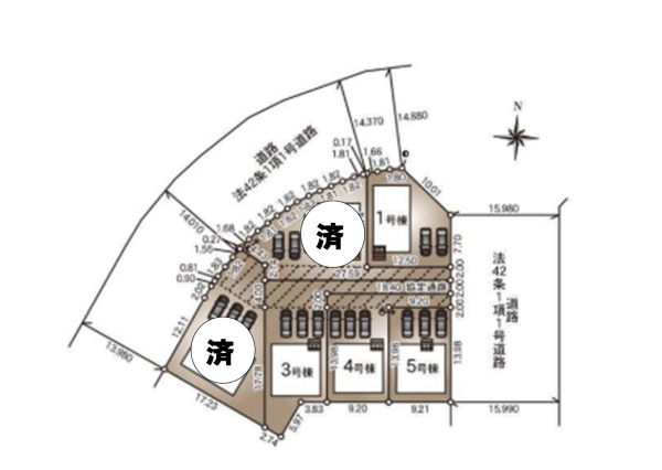 長岡市南七日町第1　3号棟　全6棟