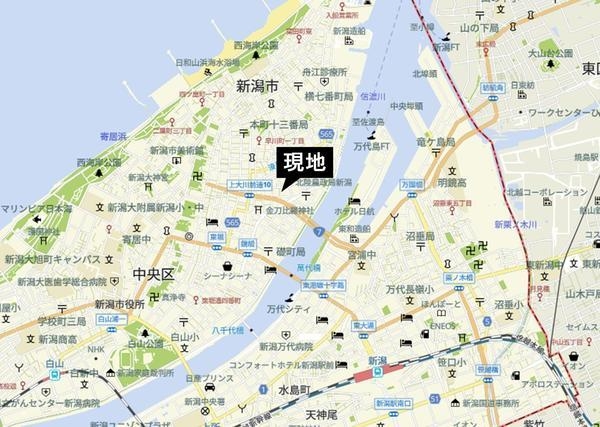 新潟市中央区南毘沙門町の土地