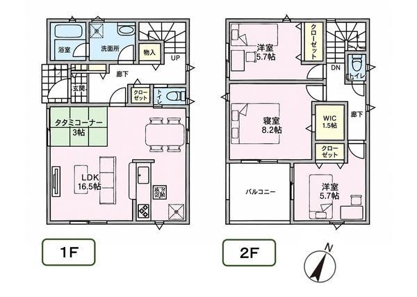 クレイドルガーデン江南区西町第3 2号棟 全2棟