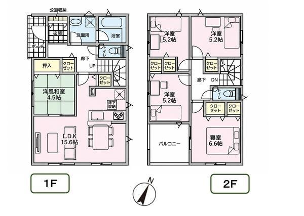 江南区西町第3 1号棟 全2棟