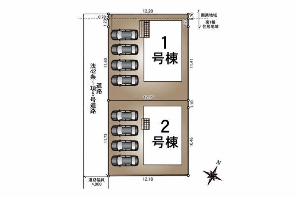 江南区西町第3　2号棟　全2棟