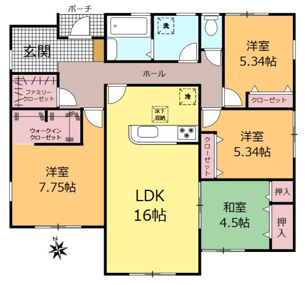 岩国市楠町１丁目の新築一戸建