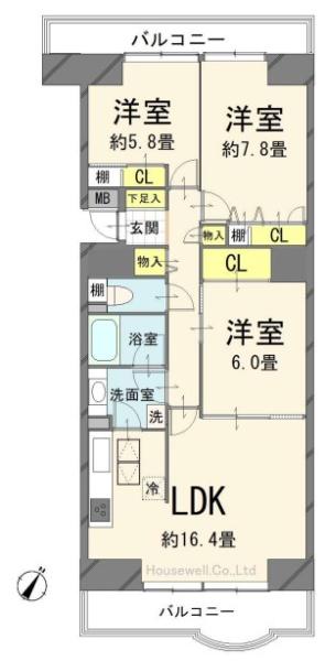 パークフィールドみさとテラウエスト５街区２号館