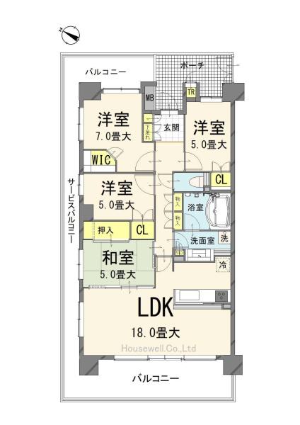 センターフィールド浦和美園弐番館ミッドランド