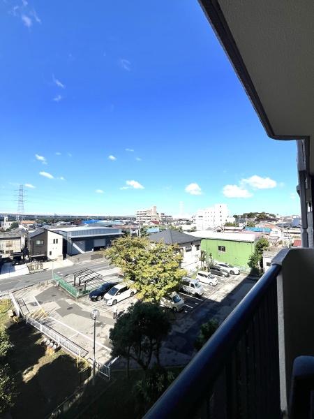 日商岩井三郷マンション(現地からの眺望)