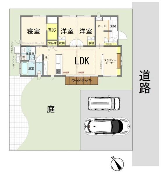 越谷市大字平方　戸建