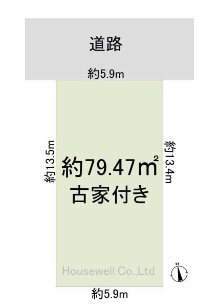 流山市東深井　土地