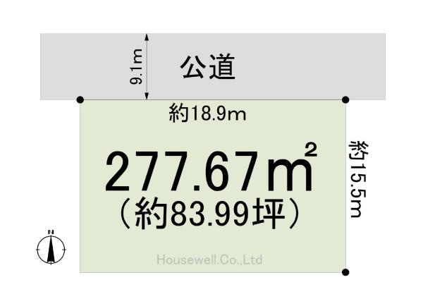 春日部市八丁目の土地