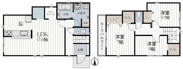 堺市東区大美野の新築一戸建