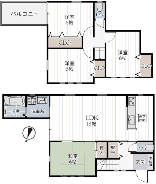 堺市東区日置荘原寺町の中古一戸建