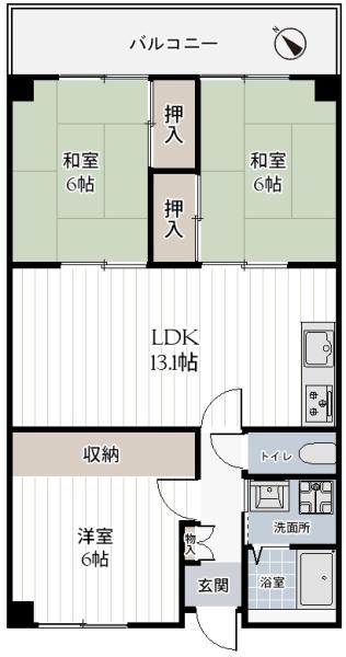初芝グリーンハイツ