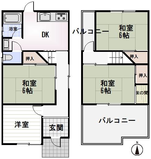 松原市岡４丁目の中古一戸建