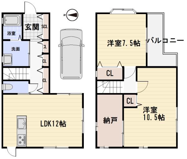 松原市河合３丁目の中古一戸建