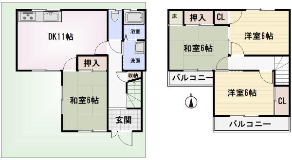 松原市河合３丁目の中古一戸建