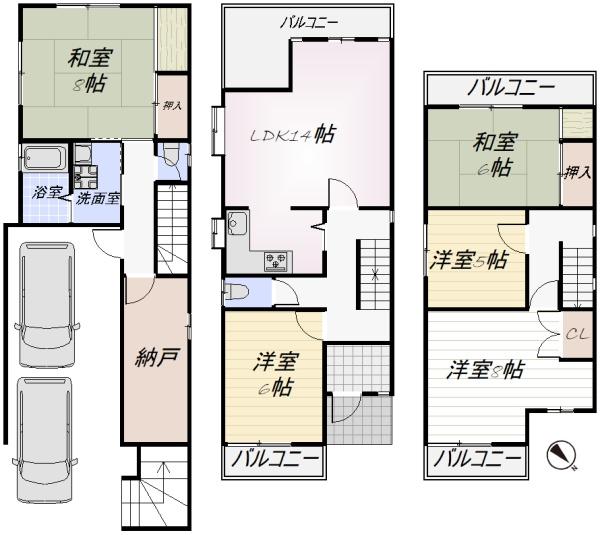 堺市北区常磐町２丁の中古一戸建