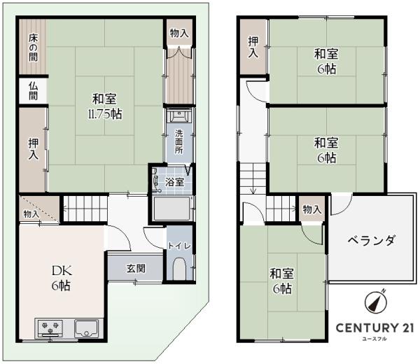 泉北郡忠岡町馬瀬１丁目の中古一戸建て