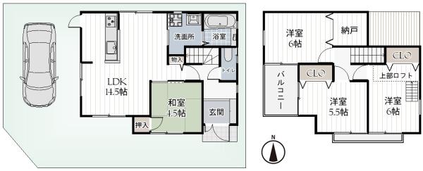 松原市天美西３丁目の中古一戸建て